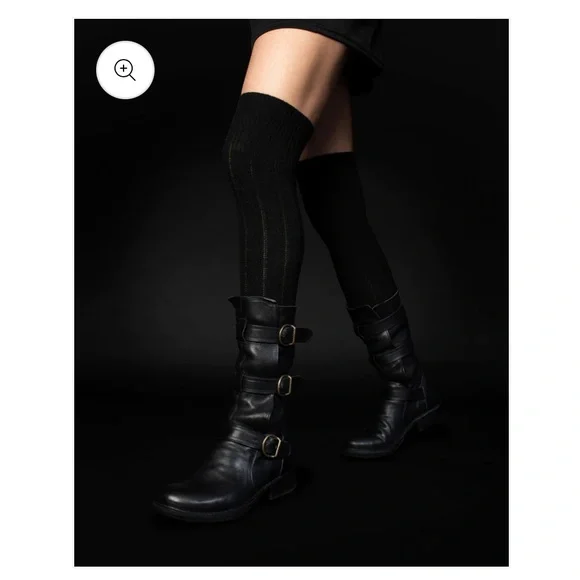 EUC Fiorentini + Baker ETERNITY 7040 Biker Dark Chocolate Brown Leather 39.5 - Picture 15 of 15